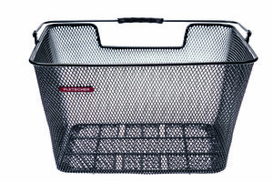 Pletscher Korb Standard auf Gepäckträger mit Wersa Adapter schwarz 